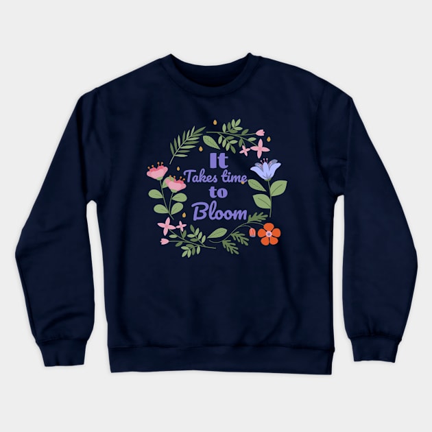 Blooming flowers Crewneck Sweatshirt by Polynesian Vibes